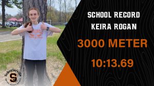Kiera Rogan breaks a school record