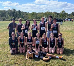 The varsity cross country team participates in the 2024 Broadalbin-Perth Invitational