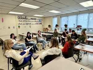 Students in SUNY Adirondack's Intro to College Writing course.