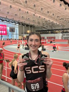 Meaghan Lynch breaks two school records at the Beantown Classic